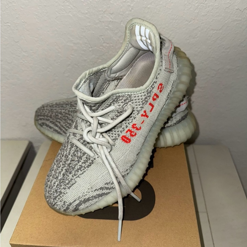 Yeezy Sneakers in Gray and Cream